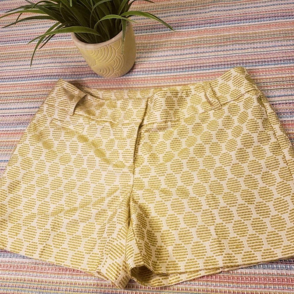 Ann Taylor Loft Green Dot Short 0
